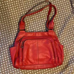 Tignanello bright red bag